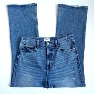 Pistola Ally Ankle Cropped Bootcut Distressed Jeans In Central Vintage Size 30